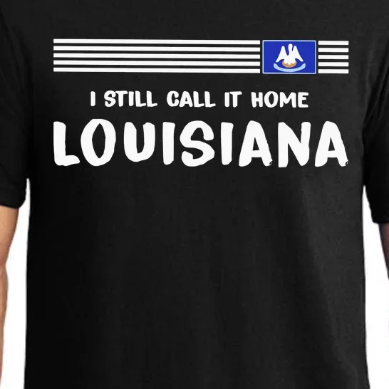 I Still Call It Home Louisiana Flag Pajama Set