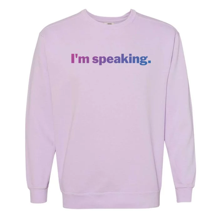 IM Speaking Cool Gift Garment-Dyed Sweatshirt