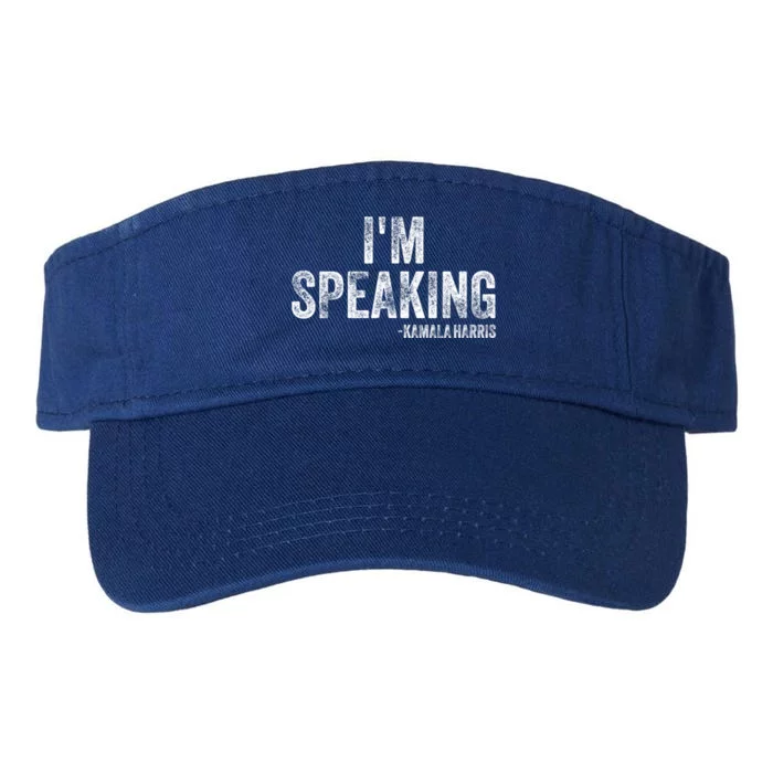 IM Speaking Cool Gift Valucap Bio-Washed Visor