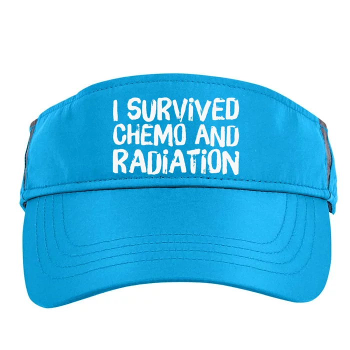 I Survived Chemo And Radiation Adult Drive Performance Visor