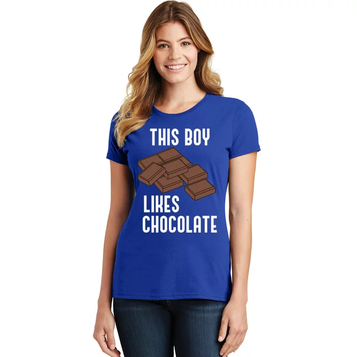 Ironic Saying Chocolatier Likes Chocolate Gift Women's T-Shirt