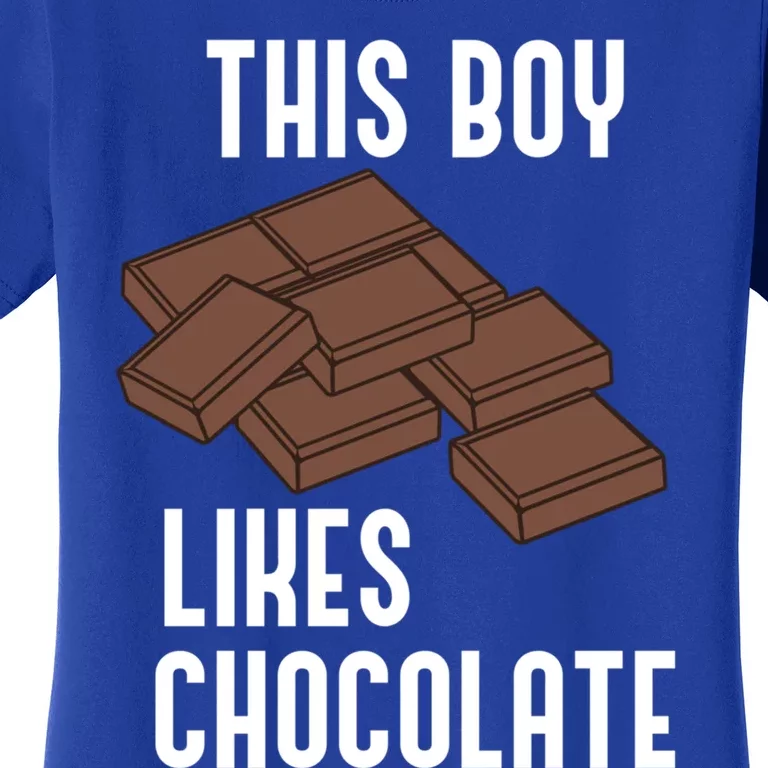 Ironic Saying Chocolatier Likes Chocolate Gift Women's T-Shirt