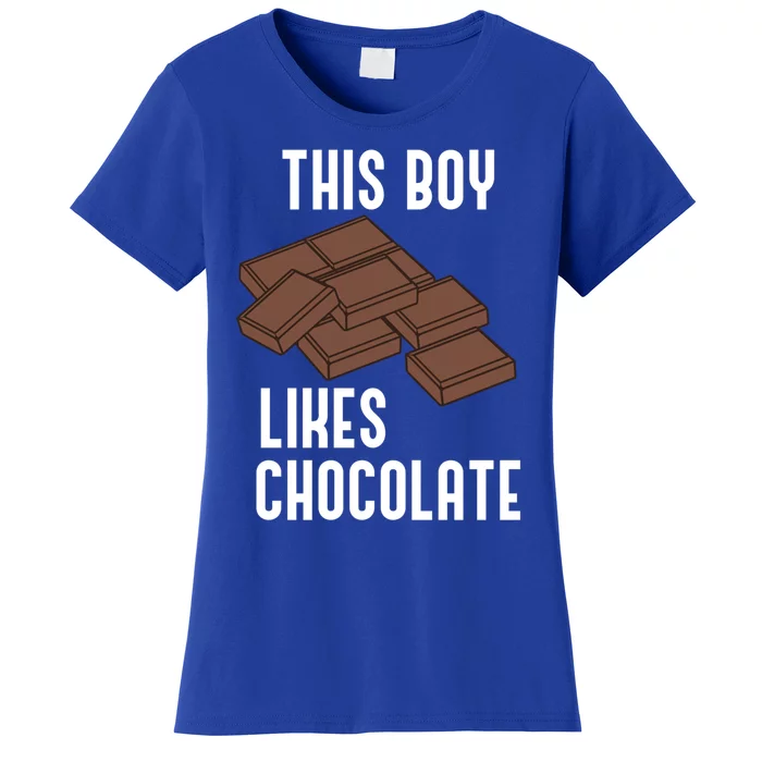 Ironic Saying Chocolatier Likes Chocolate Gift Women's T-Shirt