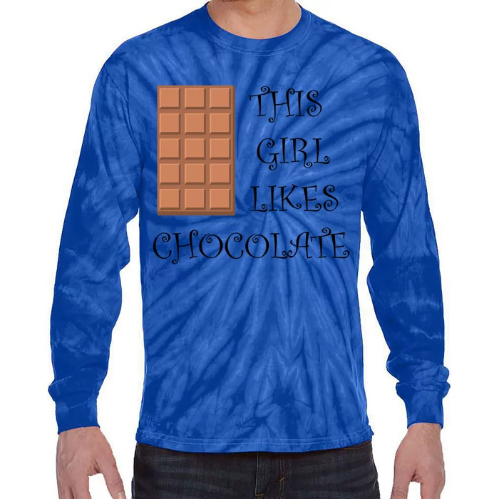 Ironic Saying Cocoa Fan Chocolate Chocolatier Funny Gift Tie-Dye Long Sleeve Shirt