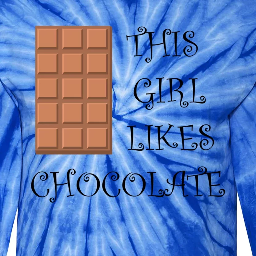 Ironic Saying Cocoa Fan Chocolate Chocolatier Funny Gift Tie-Dye Long Sleeve Shirt