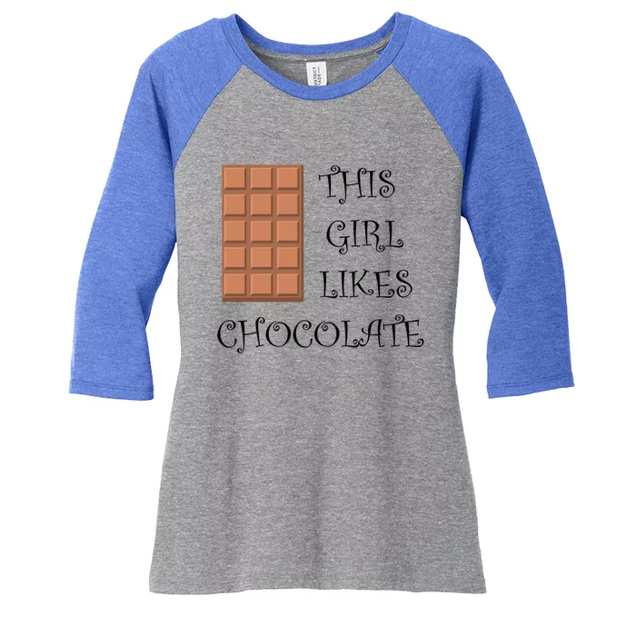 Ironic Saying Cocoa Fan Chocolate Chocolatier Funny Gift Women's Tri-Blend 3/4-Sleeve Raglan Shirt