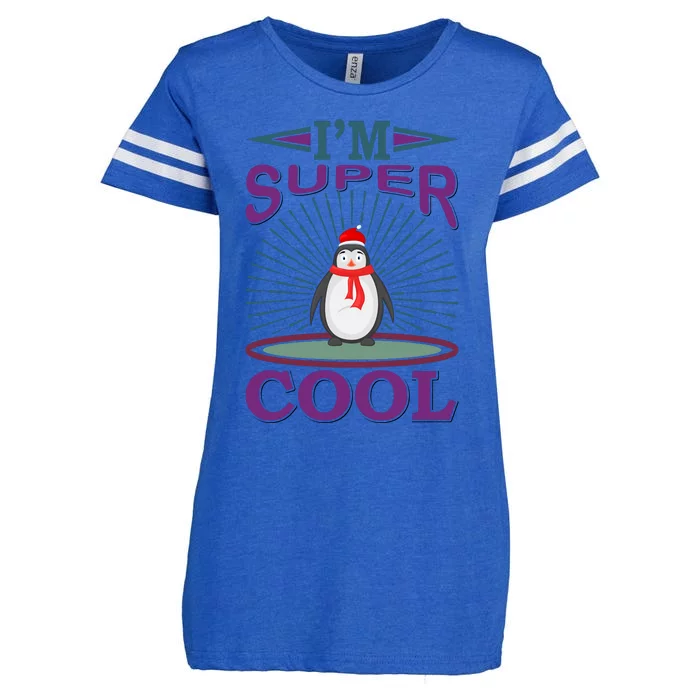 I'm Super Cool Enza Ladies Jersey Football T-Shirt