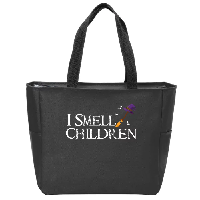 I Smell Children Witch Halloween Costume Zip Tote Bag