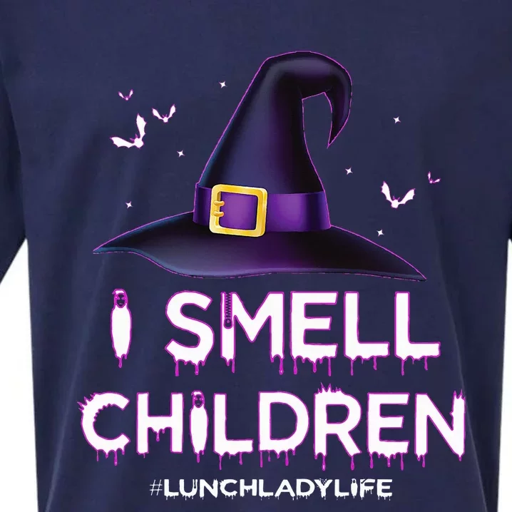 I Smell Children Lunch Lady Life Halloween For Lunch Lady Sueded Cloud Jersey T-Shirt