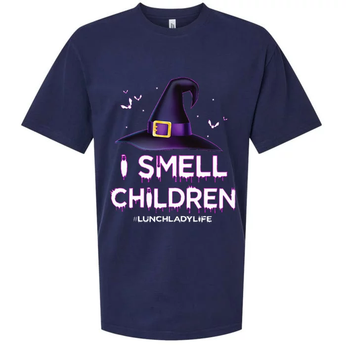 I Smell Children Lunch Lady Life Halloween For Lunch Lady Sueded Cloud Jersey T-Shirt