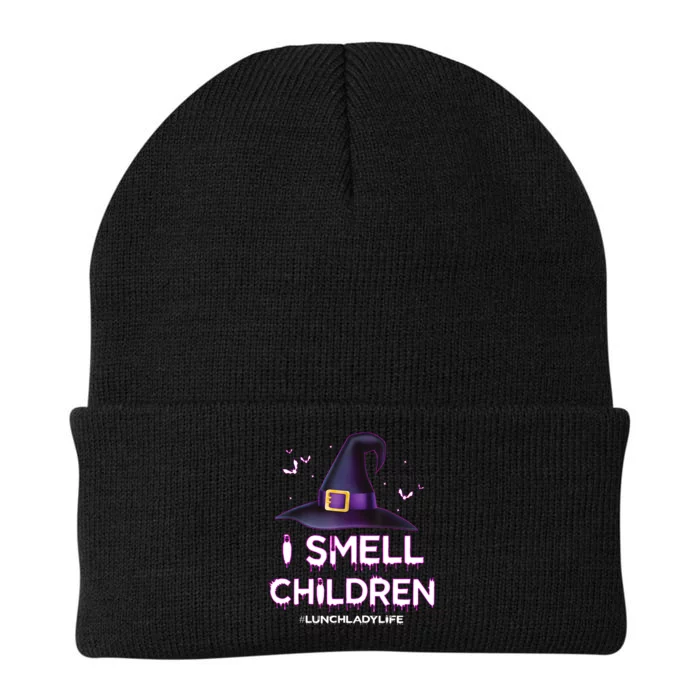 I Smell Children Lunch Lady Life Halloween For Lunch Lady Knit Cap Winter Beanie