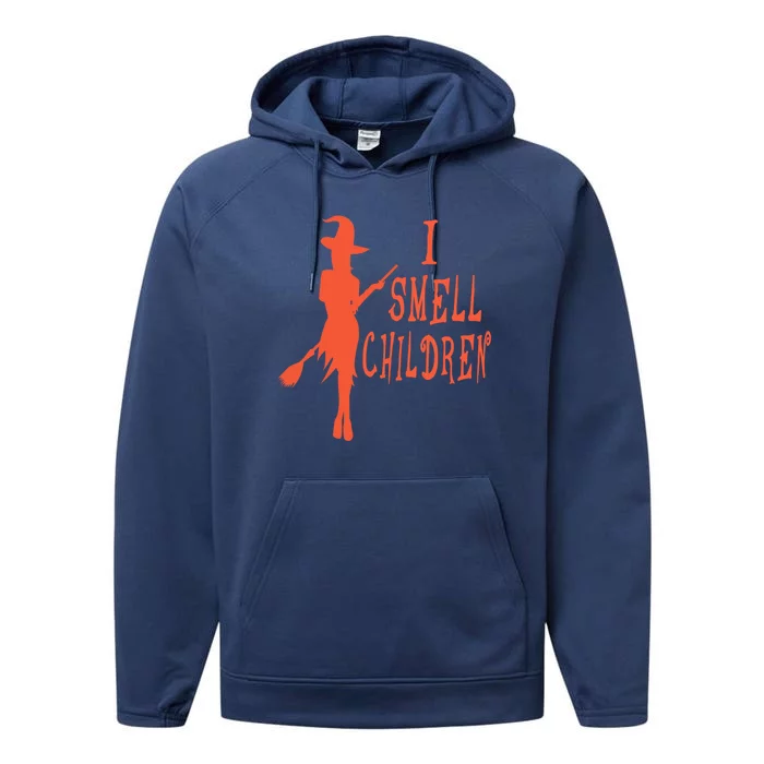 I Smell Children Gift Halloween Witch Gift Performance Fleece Hoodie