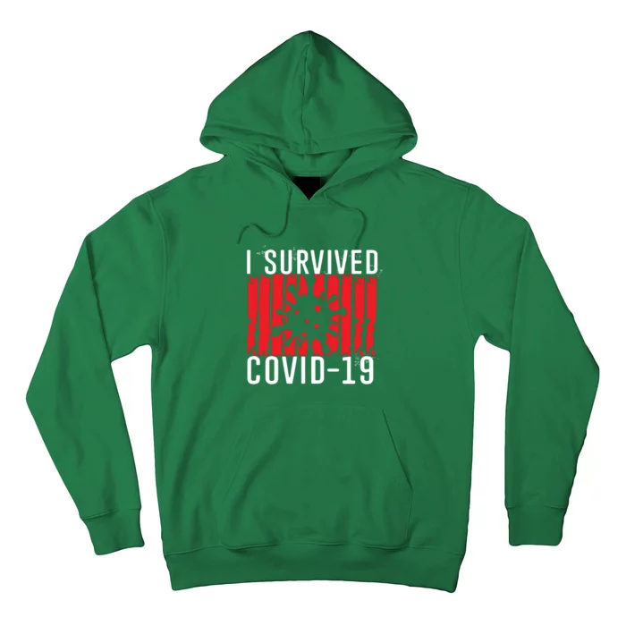 I Survived Covid19 Distressed Hoodie