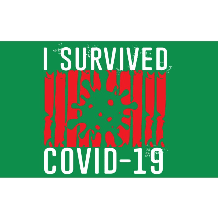 I Survived Covid19 Distressed Bumper Sticker