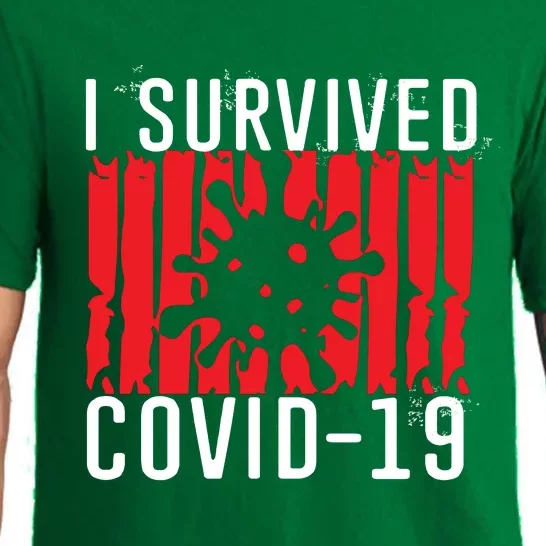 I Survived Covid19 Distressed Pajama Set