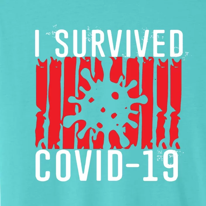 I Survived Covid19 Distressed ChromaSoft Performance T-Shirt