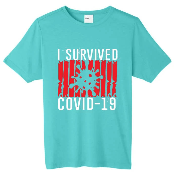 I Survived Covid19 Distressed ChromaSoft Performance T-Shirt