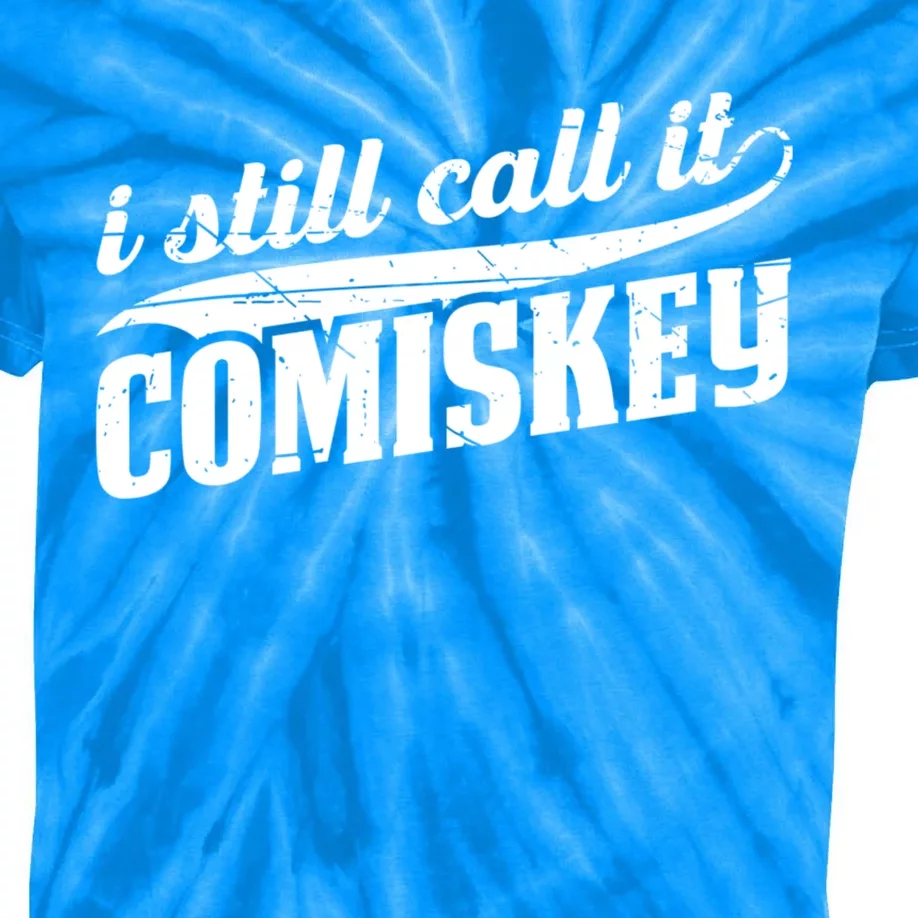 I Still Call It Comiskey Baseball Lovers Gift Kids Tie-Dye T-Shirt