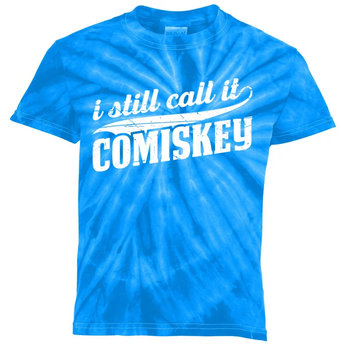 I Still Call It Comiskey Baseball Lovers Gift Kids Tie-Dye T-Shirt