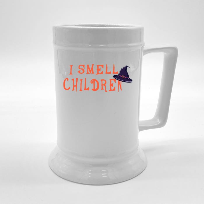 I Smell Children Gift Halloween Witch Gift Front & Back Beer Stein