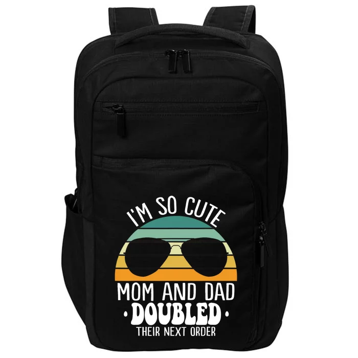 I'm So Cute Mom And Dad Doubled Their Next Order Twins Boy Impact Tech Backpack