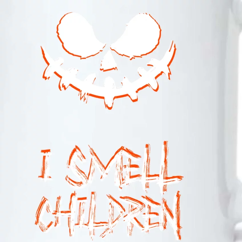 I Smell Children Gift Scary Adult Halloween Pumpkin Face Gift Black Color Changing Mug