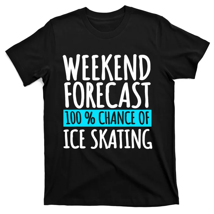 Ice Skating Coach Figure Skater Skates Sport T-Shirt