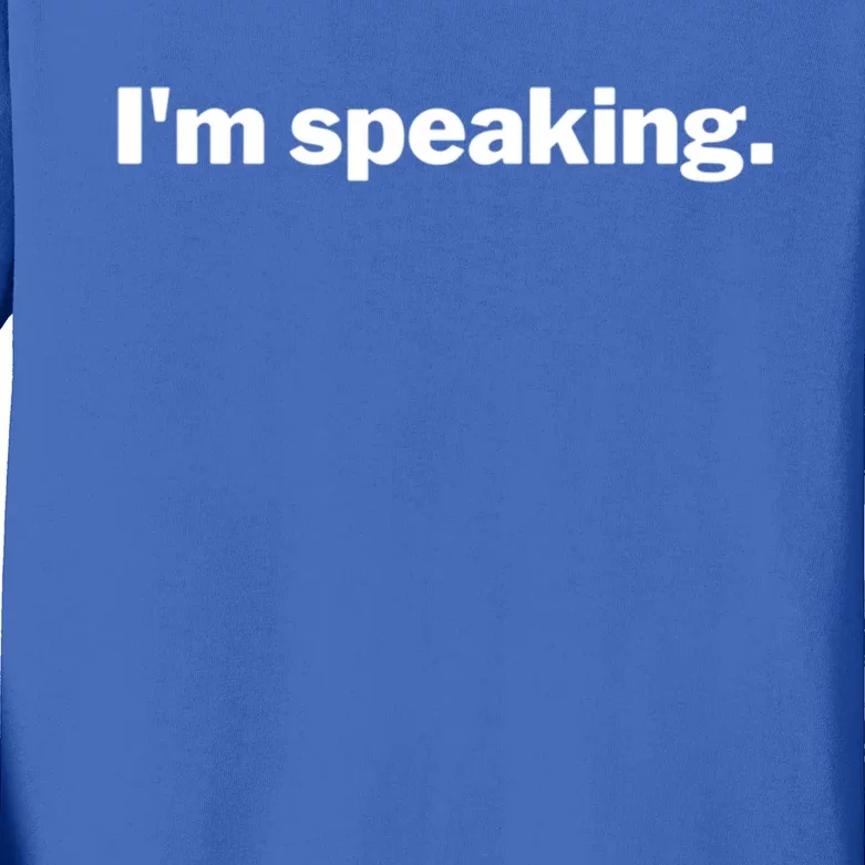 IM Speaking Cool Gift Kids Long Sleeve Shirt