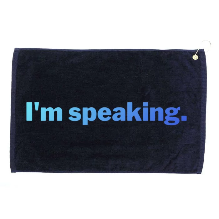 IM Speaking Cool Gift Grommeted Golf Towel