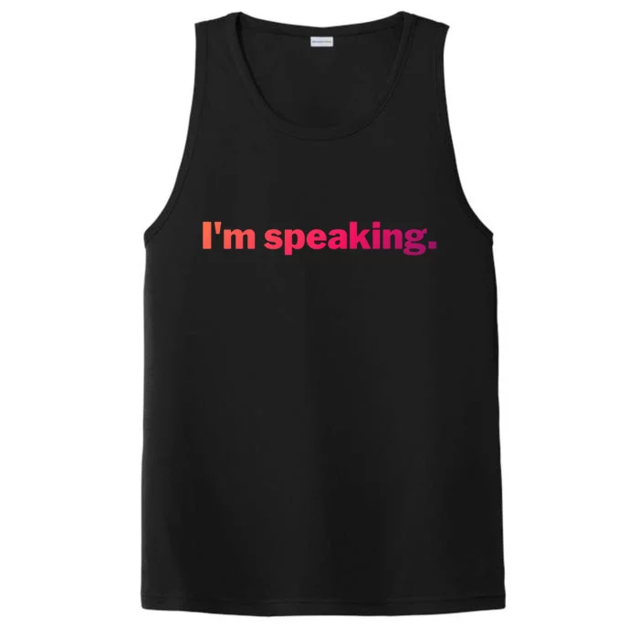 IM Speaking Cool Gift Performance Tank