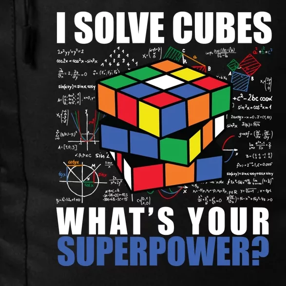 I Solve Cubes What's Your Superpower Daily Commute Backpack