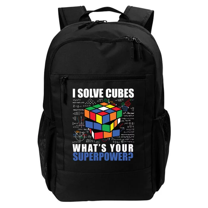 I Solve Cubes What's Your Superpower Daily Commute Backpack