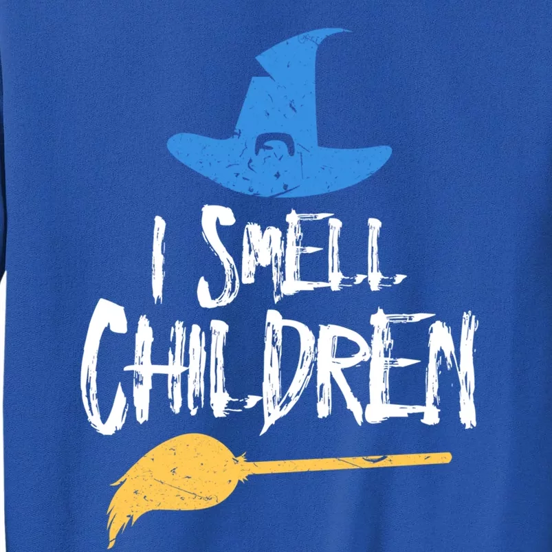 I Smell Children Funny Spooky Witch Halloween Gift Tall Sweatshirt