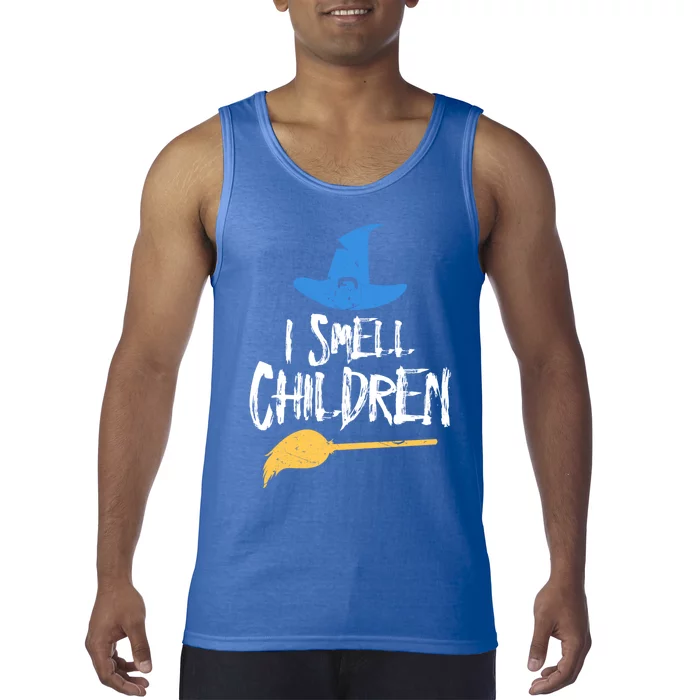 I Smell Children Funny Spooky Witch Halloween Gift Tank Top