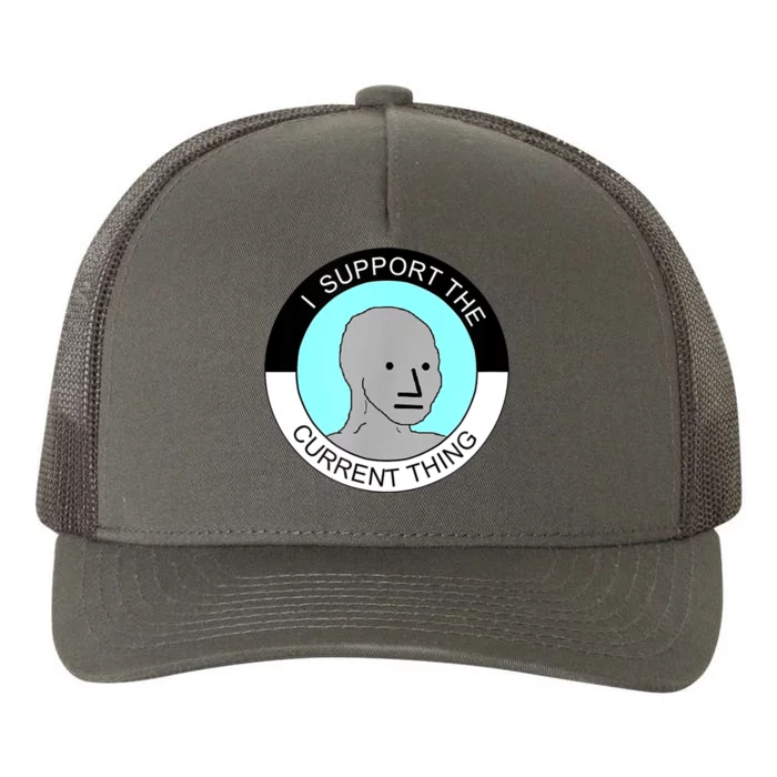 I Support Current Thing Yupoong Adult 5-Panel Trucker Hat