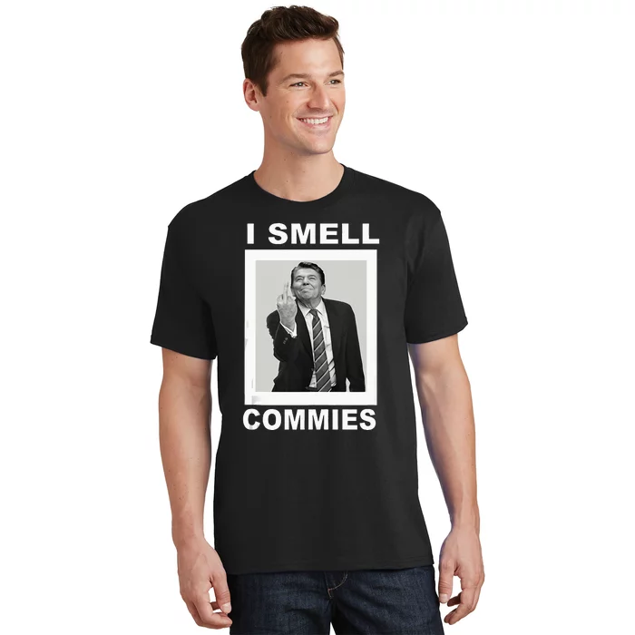 I Smell Commies Funny Ronald Regan T-Shirt