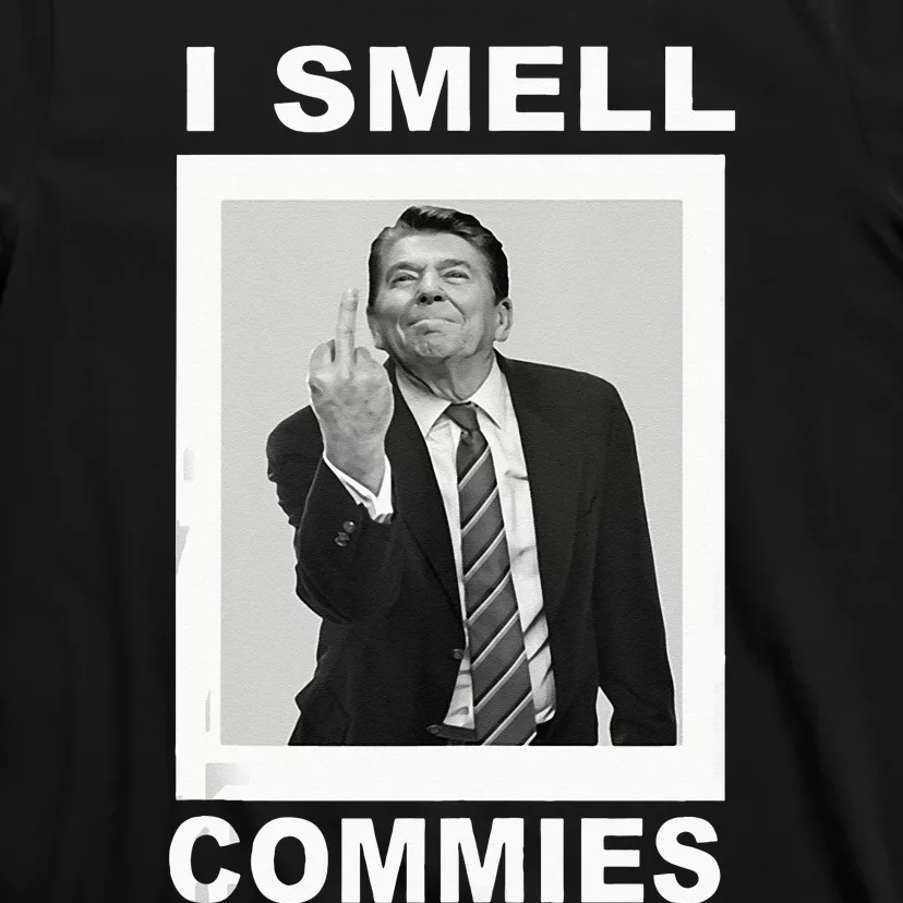 I Smell Commies Funny Ronald Regan T-Shirt