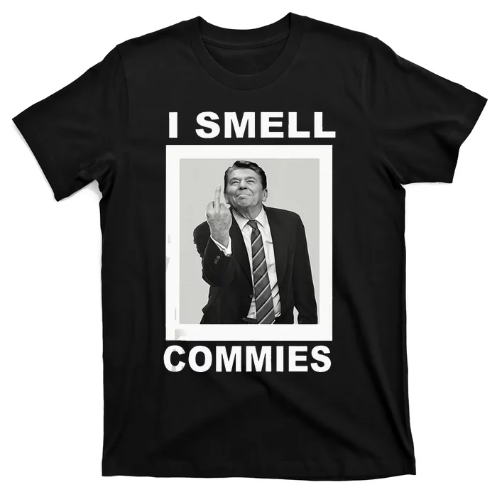 I Smell Commies Funny Ronald Regan T-Shirt