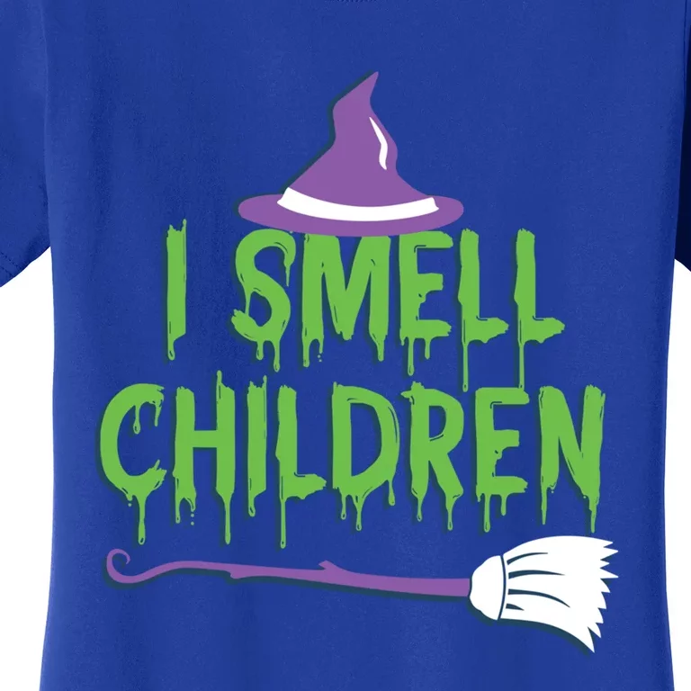 I Smell Children Spooky Halloween Witch Great Gift Women's T-Shirt