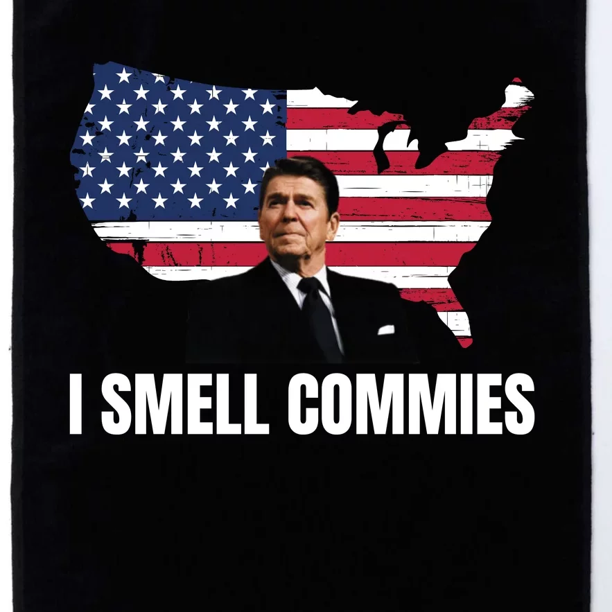 I Smell Commies, Ronald Reagan, Political Humor, President Reagan Platinum Collection Golf Towel