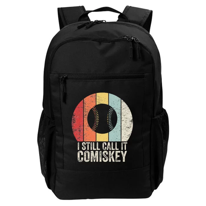 I Still Call It Comiskey Vintage Baseball Lover Daily Commute Backpack