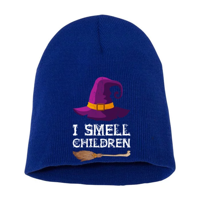 I Smell Children Witch Halloween Costume Gift Short Acrylic Beanie