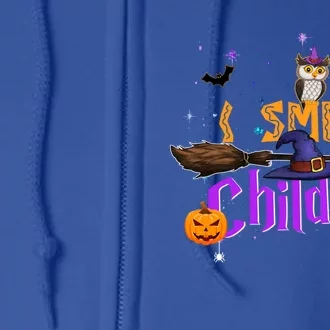 I Smell Children Witch Halloween Costume Great Gift Full Zip Hoodie