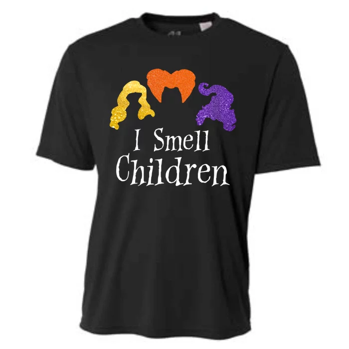 I Smell Children Funny Halloween Gift Cooling Performance Crew T-Shirt