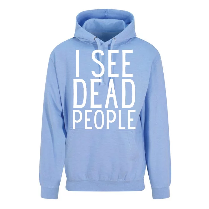 I See Dead People Funny Halloween For Gamers Unisex Surf Hoodie