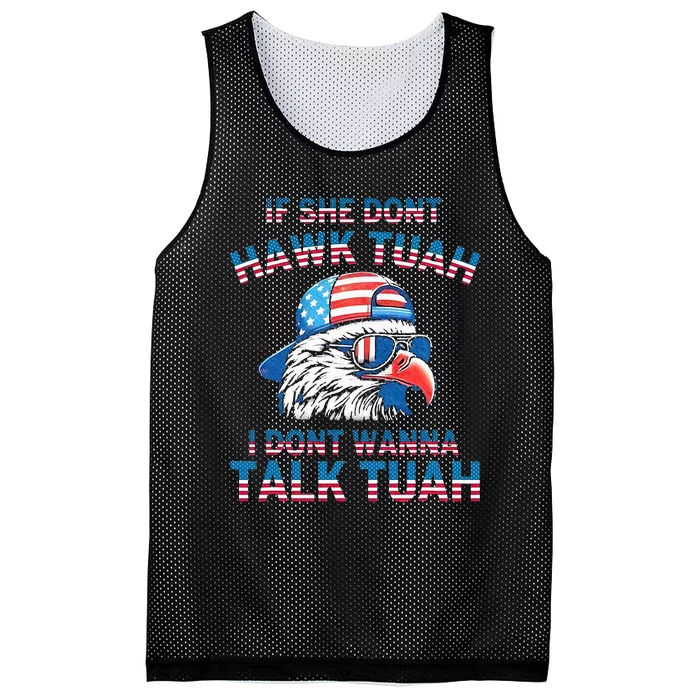 If She DonT Hawk Tuah I DonT Wanna Tawk Tuha Mesh Reversible Basketball Jersey Tank