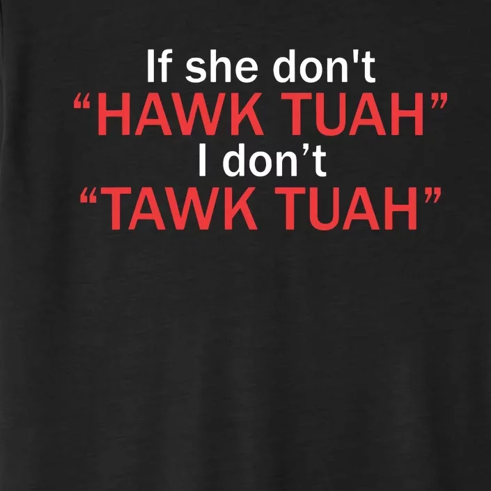 If She Dont Hawk Tuah I Dont Tawk Tuah ChromaSoft Performance T-Shirt