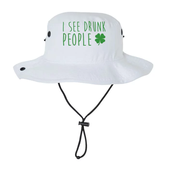 I See Drunk People Funny St Patrick's Day Legacy Cool Fit Booney Bucket Hat