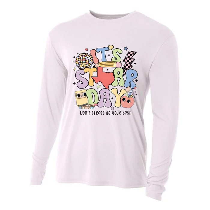 ItS Star Day DonT Stress Do Your Best State Exam Cooling Performance Long Sleeve Crew