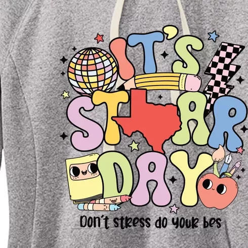 ItS Star Day DonT Stress Do Your Best Women's Fleece Hoodie